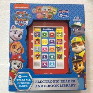 Nickelodeon Paw Patrol Electronic Reader and 8 Book Library